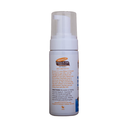 Palmer's for Pets Moisturizing No-Rinse Bath Foam with Cocoa Butter for Dogs