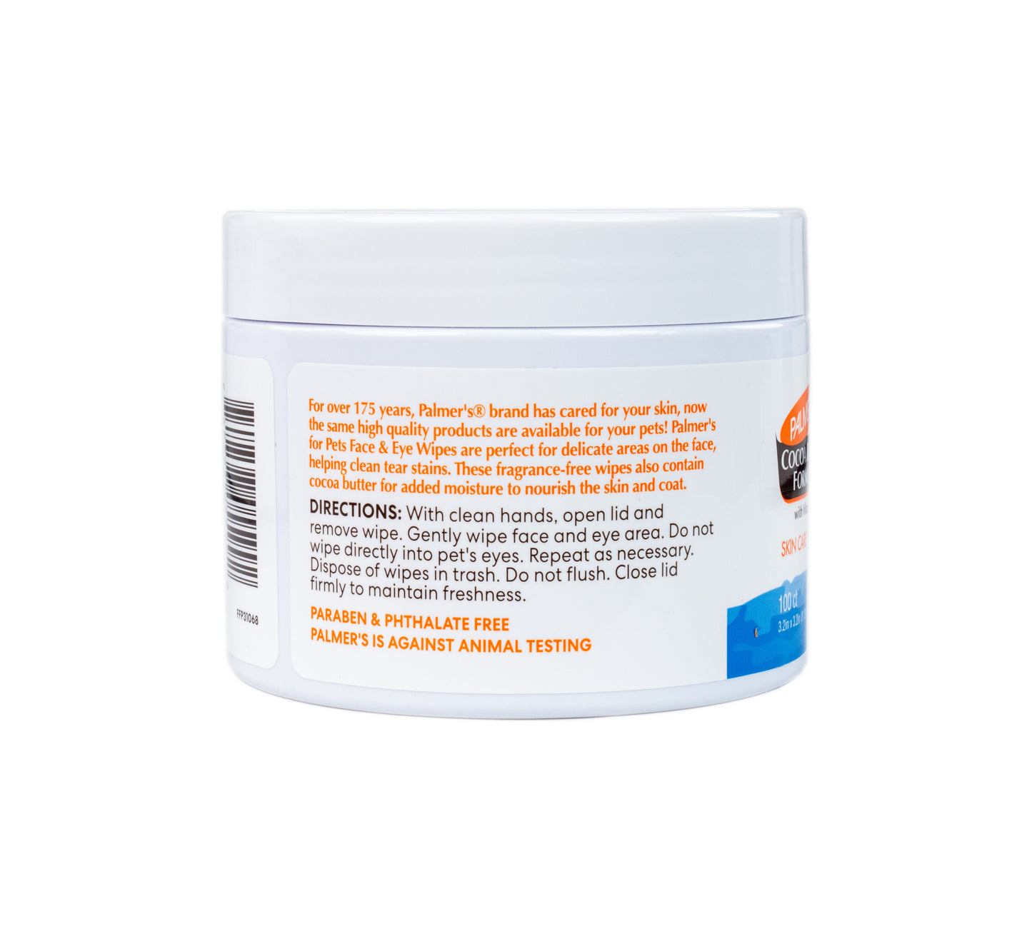 Palmer's for Pets Facial Cleansing Pads with Cocoa Butter