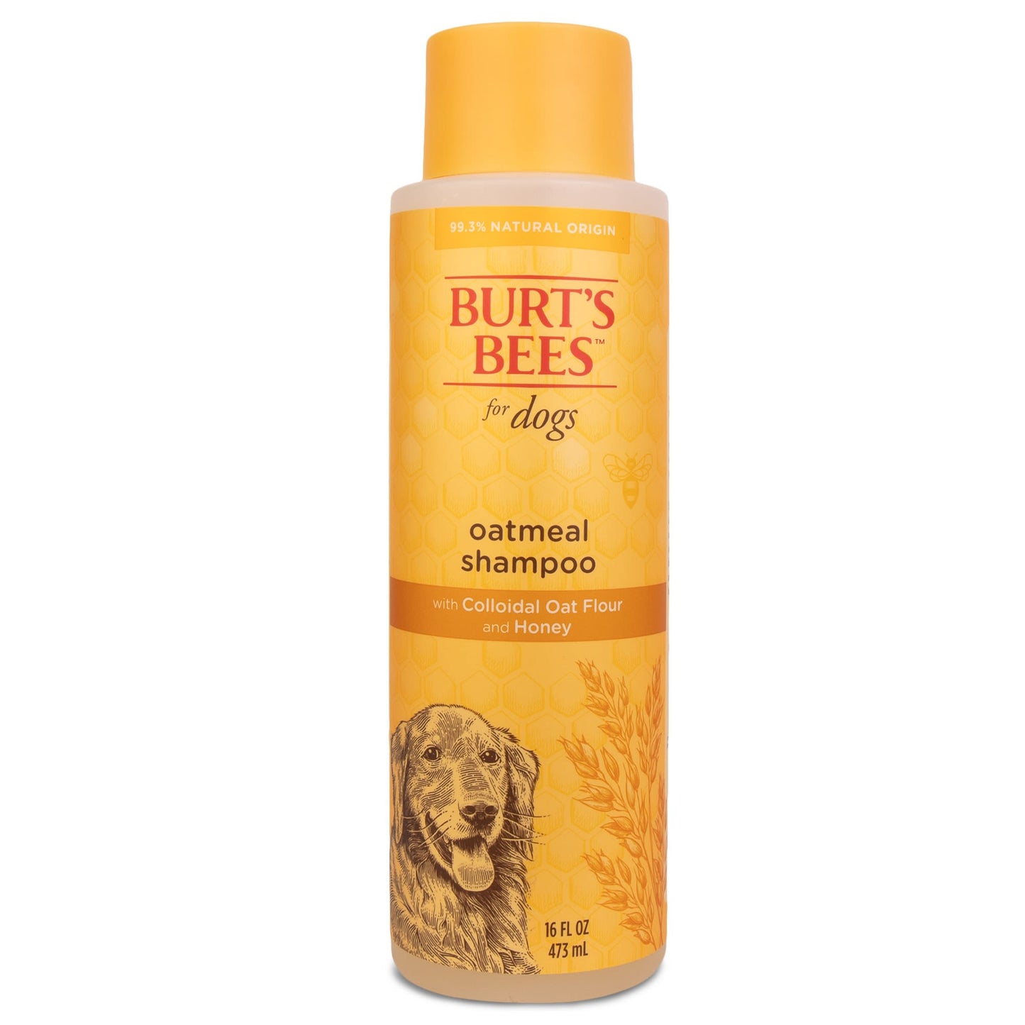 Front View of Burt's Bees Oatmeal Dog Shampoo
