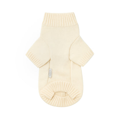 Banbury & Co Knitted Dog Jumper Ivory