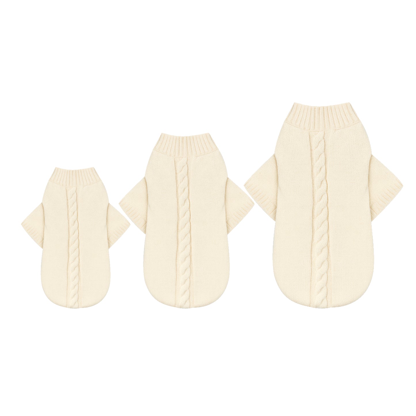 Banbury & Co Knitted Dog Jumper Ivory