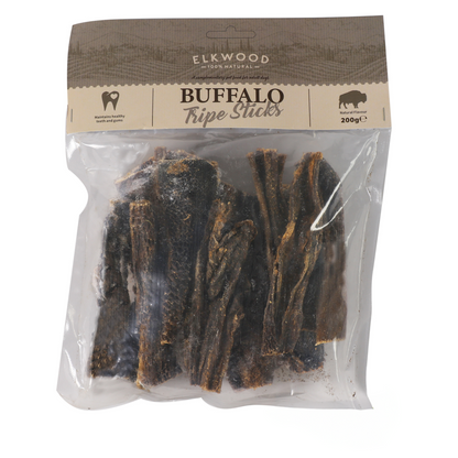 Elkwood 100% Buffalo Tripe Sticks Dog Treat | 200g