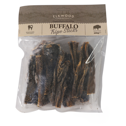 Elkwood 100% Buffalo Tripe Sticks Dog Treat | 200g