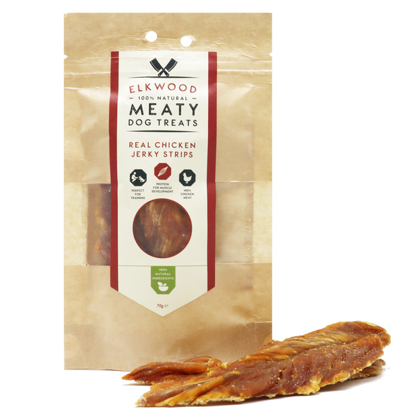 Elkwood 100% Real Chicken Jerky Strips|Dog