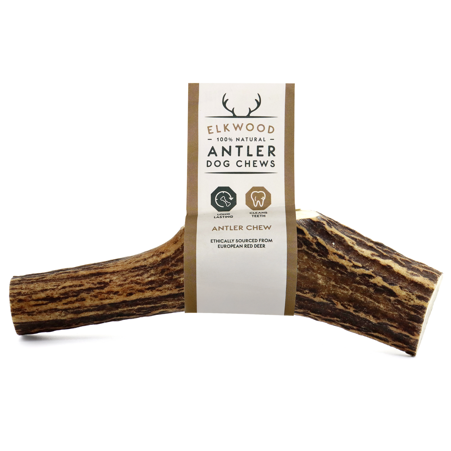 Elkwood 100% Natural Split Antler Chew | Medium