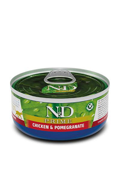 N&D Prime Adult Wet Cat Food - Chicken & Pomegranate