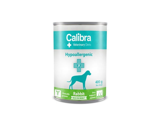 Calibra Veterinary Diet Dog Hypoallergenic Rabbit & Insect Can