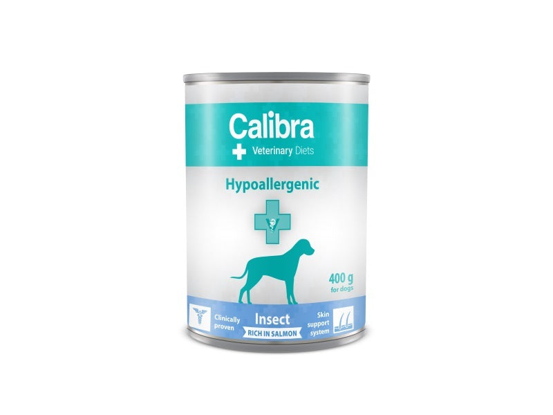 Calibra Veterinary Diet Dog Hypoallergenic Insect & Salmon Can