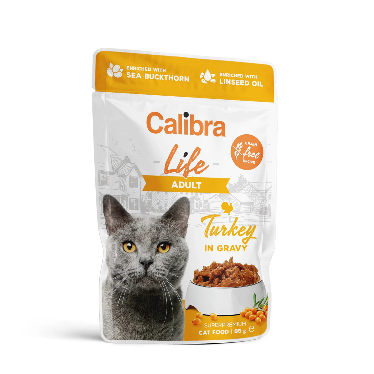 Calibra Cat Life Pouch Adult Turkey