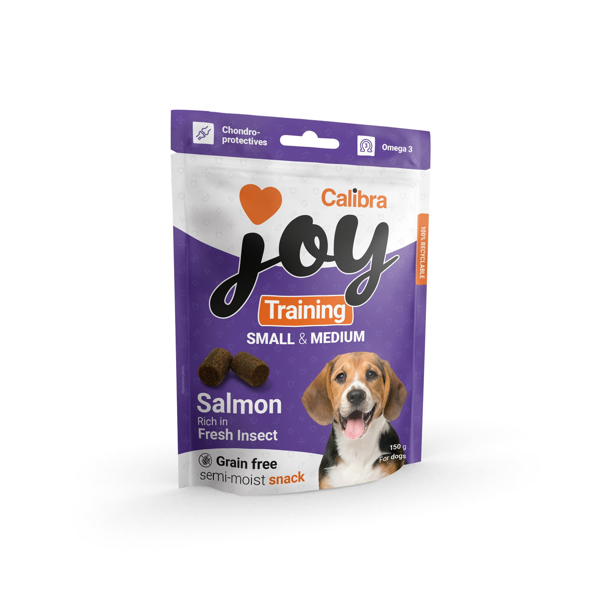 Calibra Joy Train Snack Small/Medium Dog Salmon & Insect