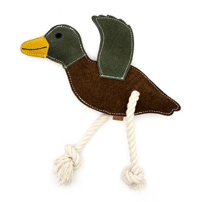 Banbury & Co Rural Retreats Suede Duck Dog Toy