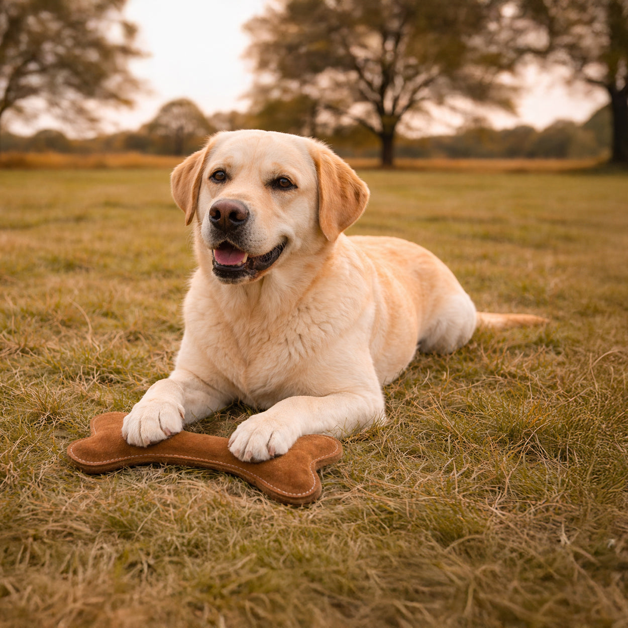 Banbury & Co Rural Retreats Suede Bone Dog Toy