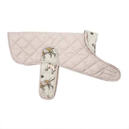 Banbury & Co Rural Retreats Grey Quilted Dog Coat