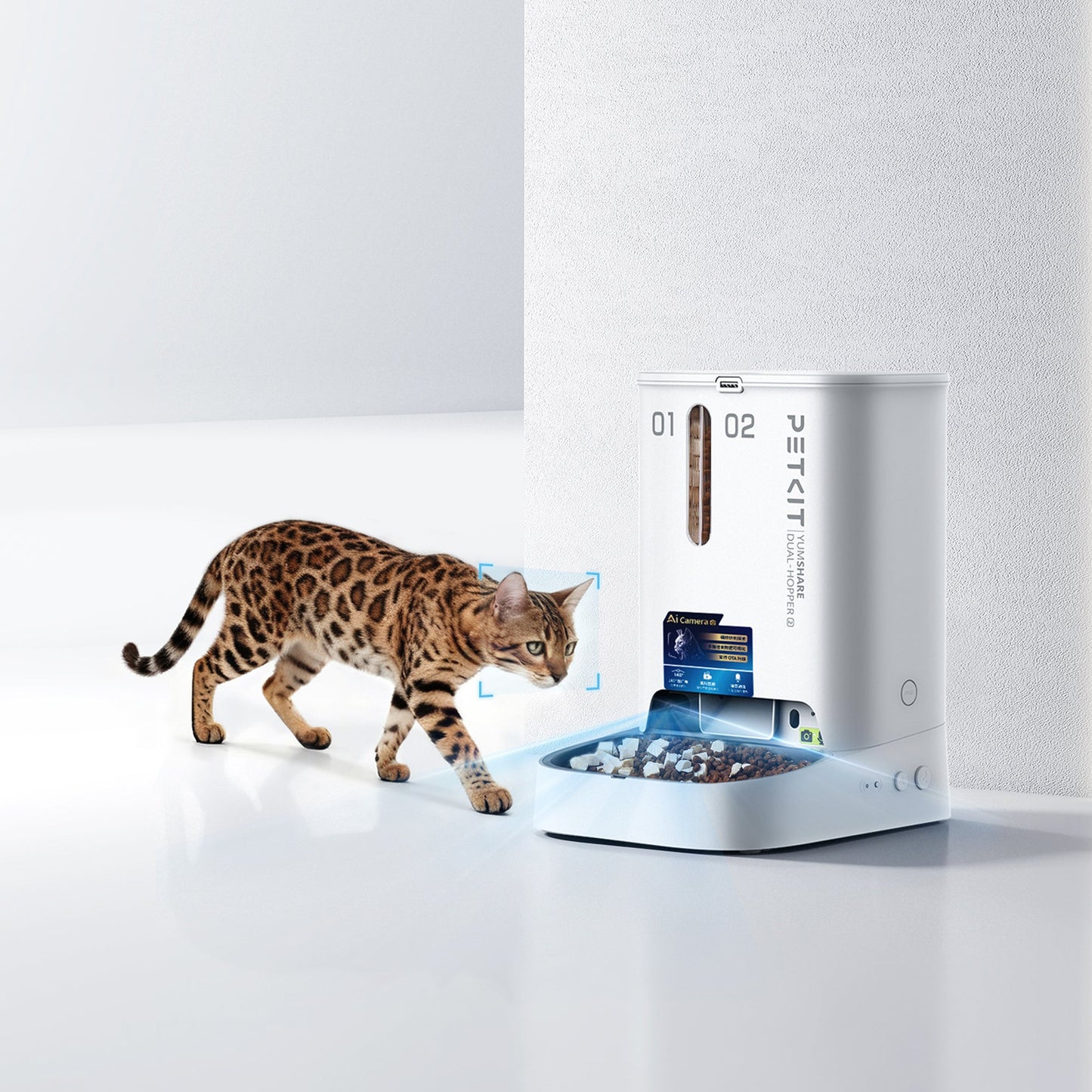 Petkit YumShare Dual Hopper 2 Pet Feeder with Smart Camera