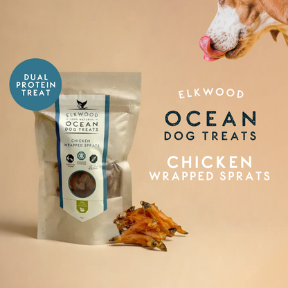 Elkwood 100% Chicken Wrapped Sprats | 70g