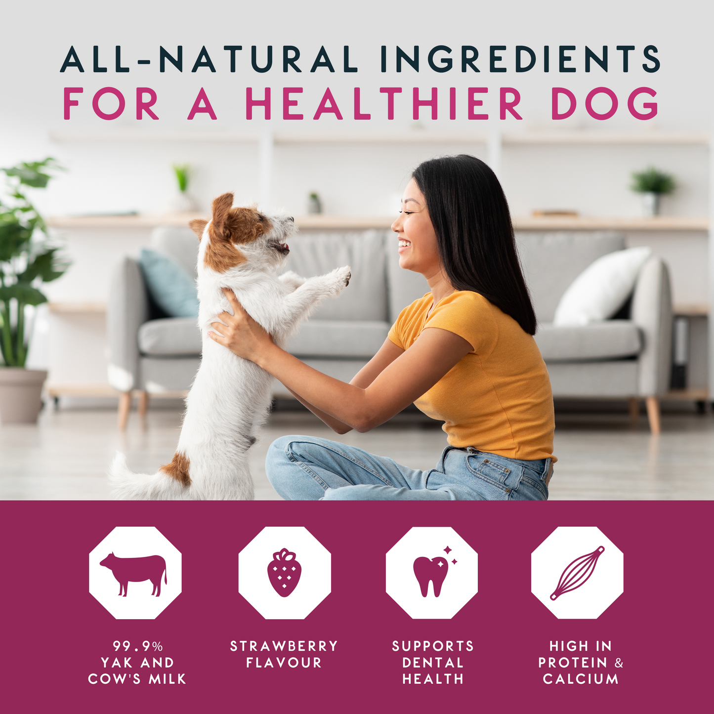 Elkwood Himalayan Strawberry Dog Chew