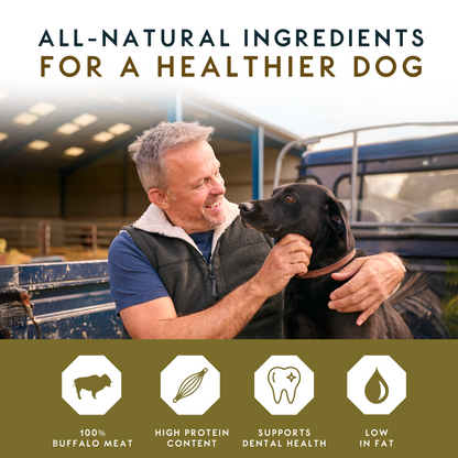 Elkwood 100% Buffalo Paddywack Dog Chew | 220g