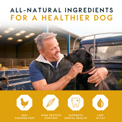 Elkwood 100% Chicken Feet Dog Treat | 160g