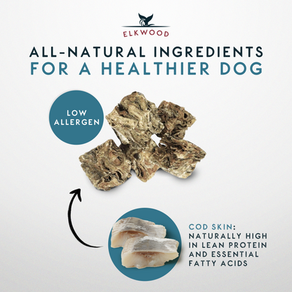 Elkwood Cod Fish Skin Cubes | 130g