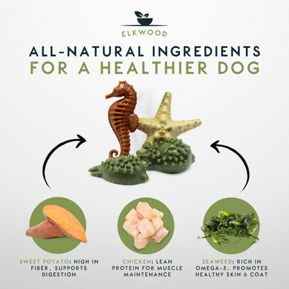 Elkwood Seaweed & Vegetable Dental Dog Chews