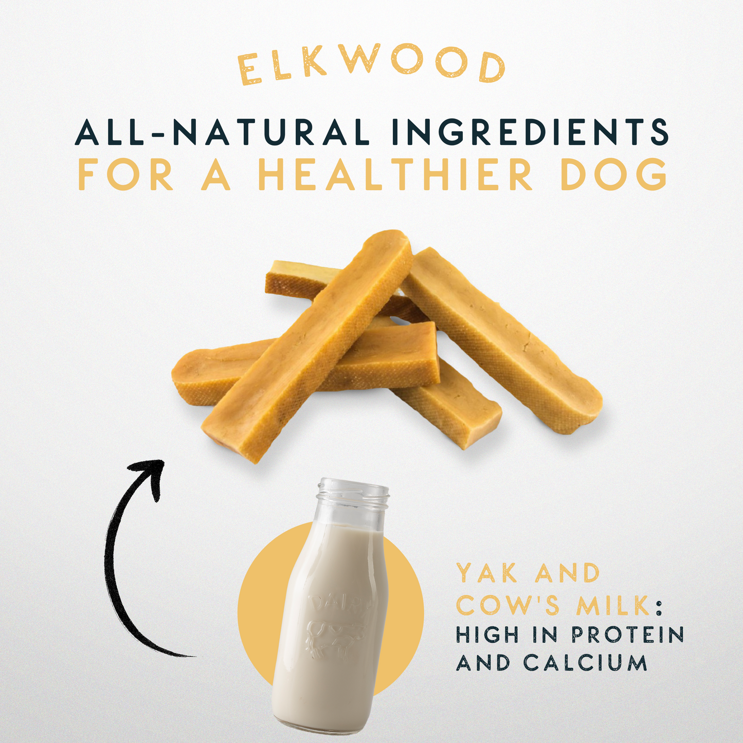 Elkwood 100% Himalayan Yak Cheese Dog Chew