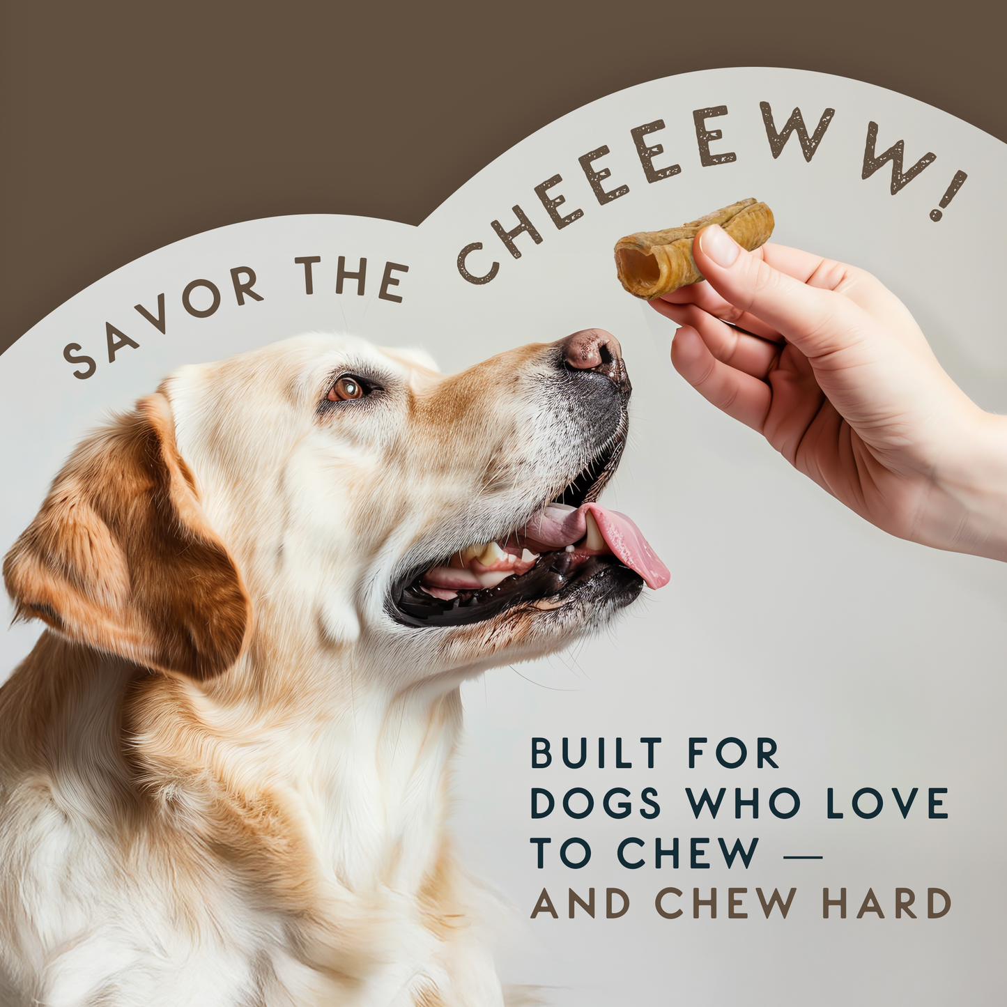 Elkwood 100% Buffalo Trachea Dog Treat | 200g