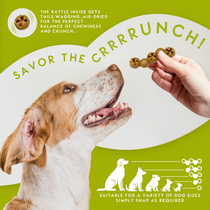 Elkwood Rattlesnaps Peanut & Pumpkin Dental Chew with Chicken