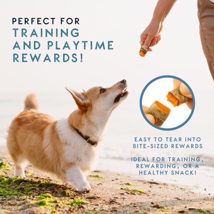 Elkwood Sweet Potato Strips Wrapped in Fish Skin | 100g