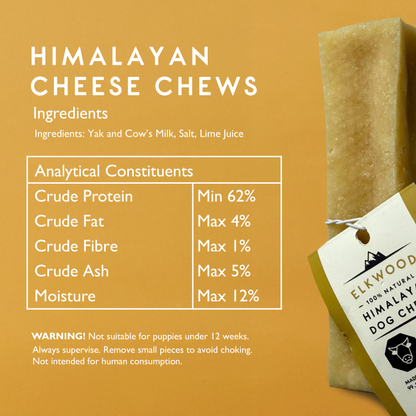 Elkwood 100% Himalayan Yak Cheese Dog Chew