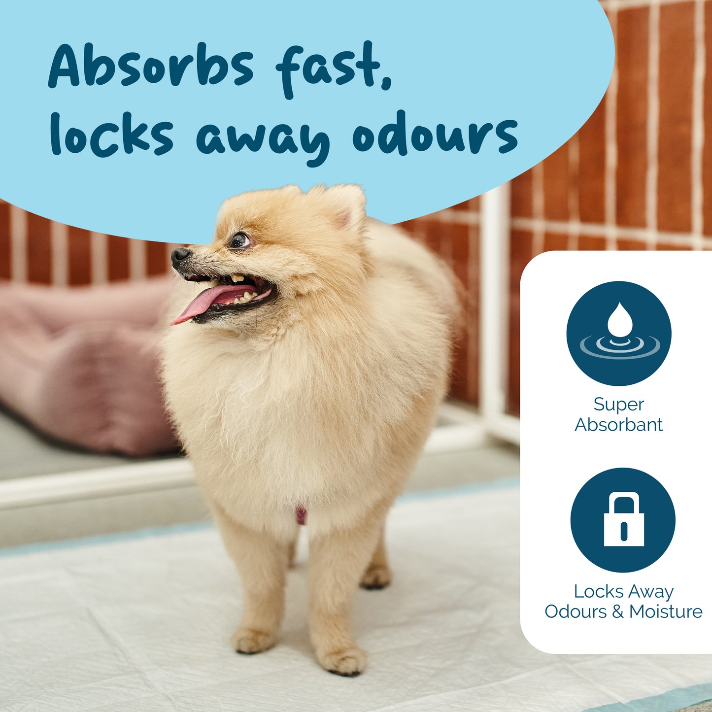 Petsentials Scented Puppy Training Pads | 105 Pack