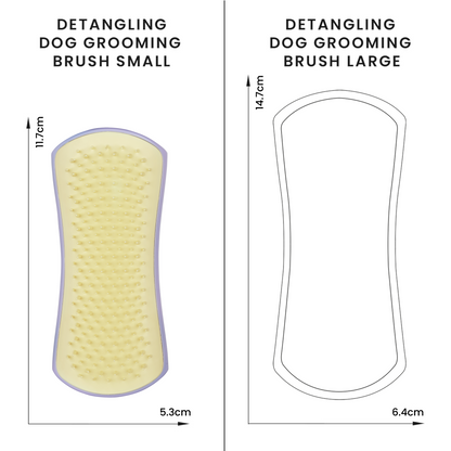 Pet Teezer Detangling Dog Grooming Brush Lilac Small