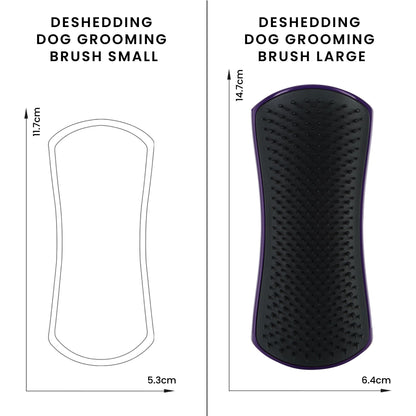 Pet Teezer De-Shedding Dog Brush Purple Large