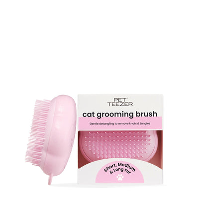 Pet Teezer Detangling Cat Grooming Brush Pink