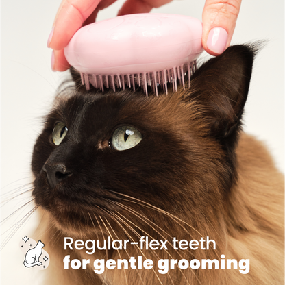 Pet Teezer Detangling Cat Grooming Brush Pink