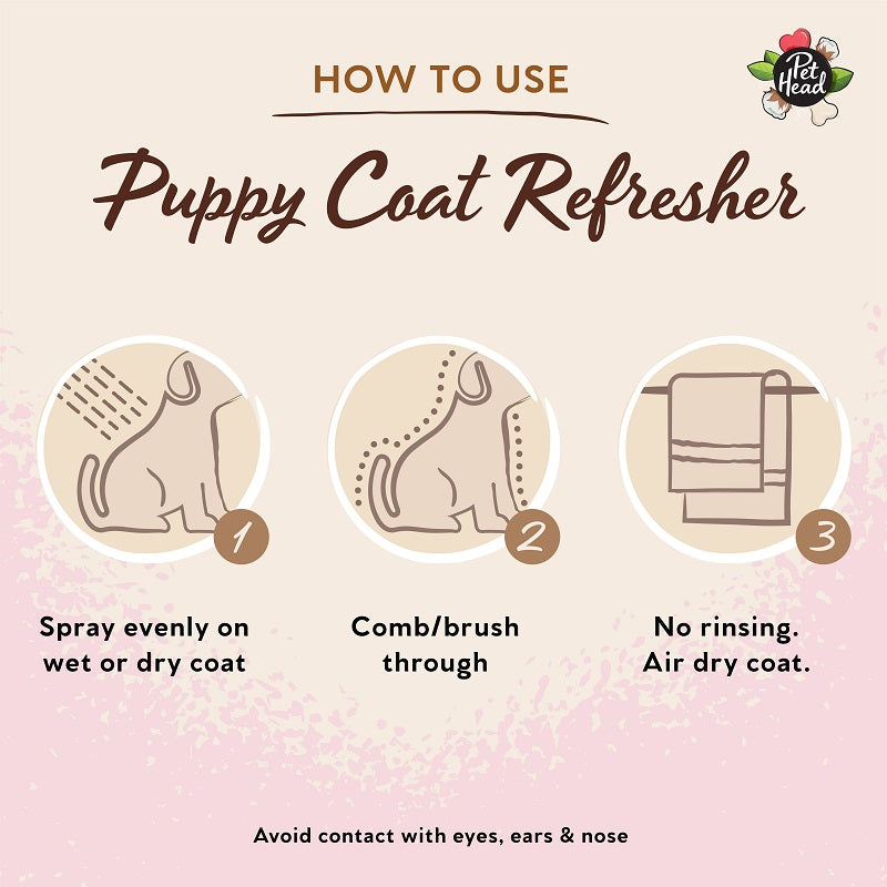 Pet Head Furst Bath Puppy Coat Refresher Dog Spray