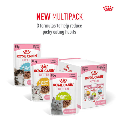 Royal Canin Sensory Kitten Smell Chunks In Gravy