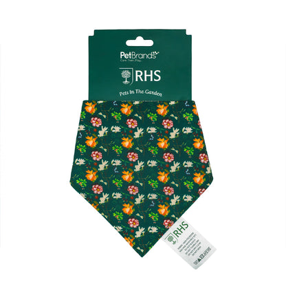 Royal Horticultural Society Pets in the Garden Reversible Bandana