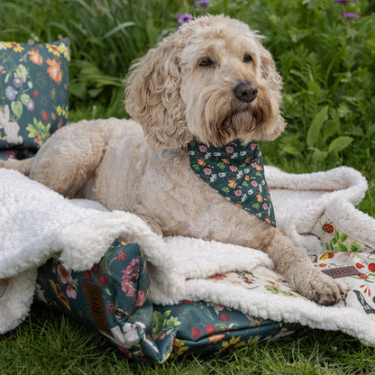 Royal Horticultural Society Pets in the Garden Reversible Bandana