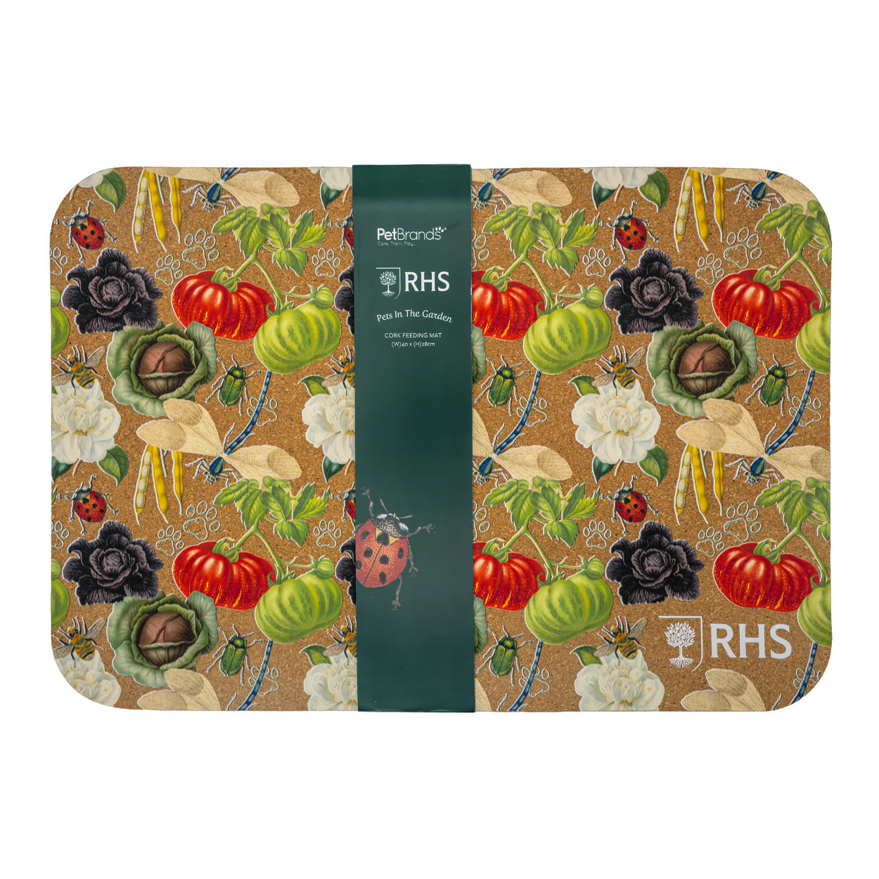 Royal Horticultural Society Pets in the Garden Cork Feeding Mat