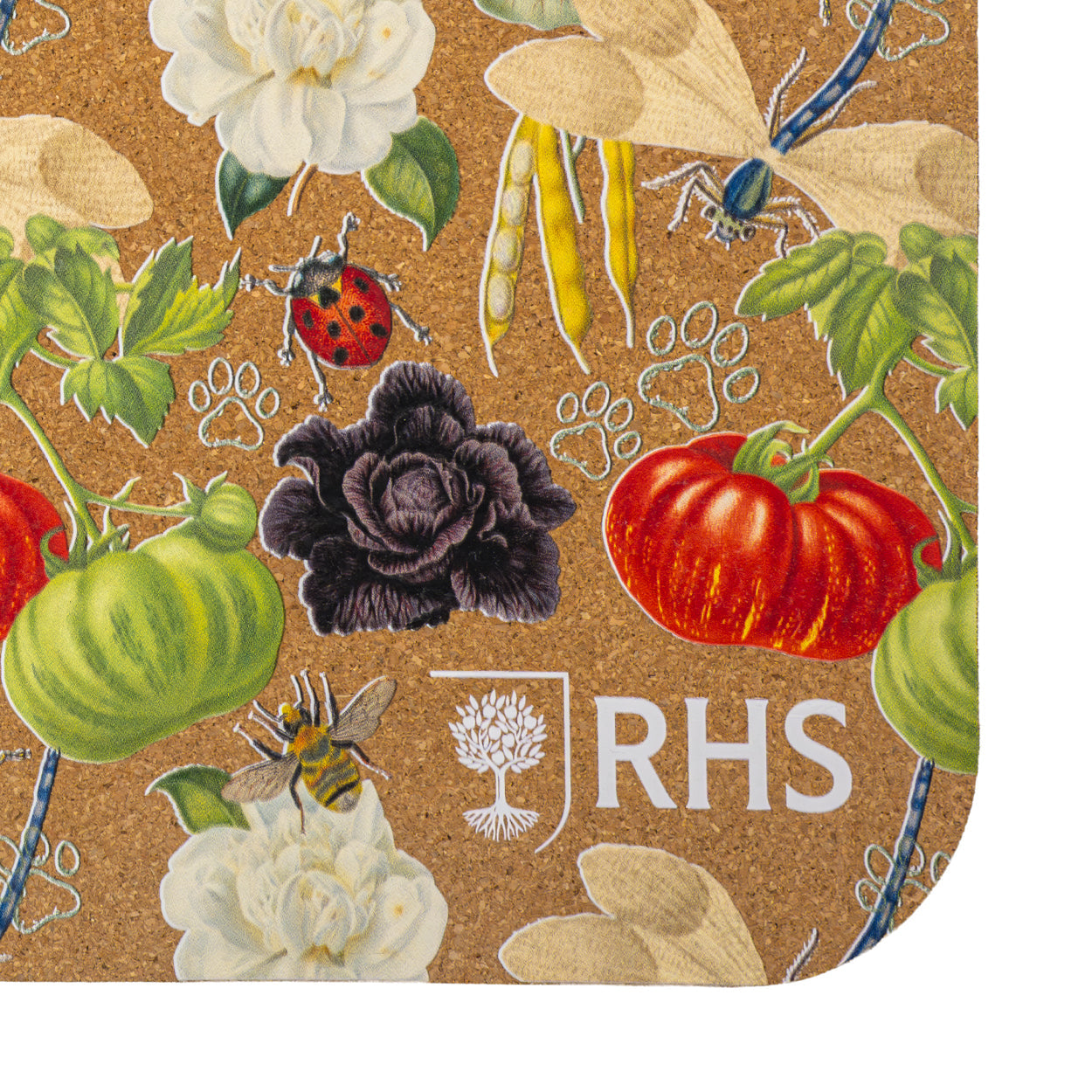 Royal Horticultural Society Pets in the Garden Cork Feeding Mat