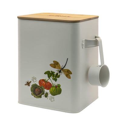 Royal Horticultural Society Pets in the Garden Food Storage Tin & Scoop