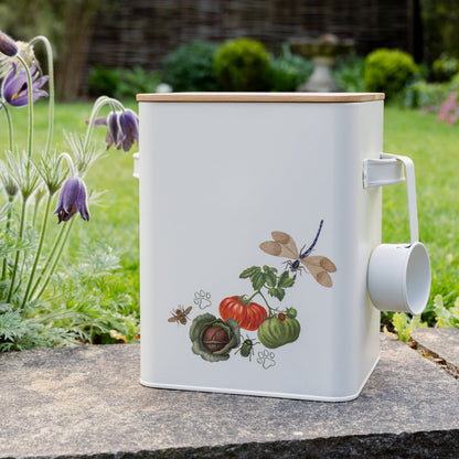 Royal Horticultural Society Pets in the Garden Food Storage Tin & Scoop