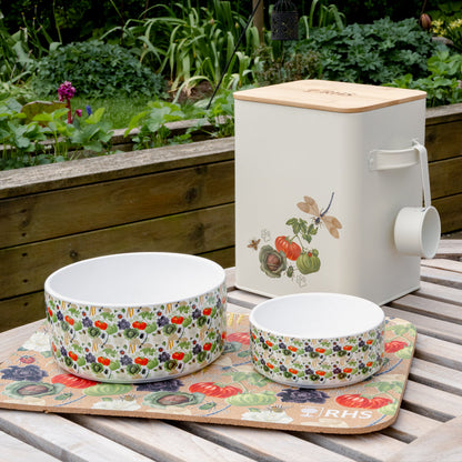 Royal Horticultural Society Pets in the Garden Food Storage Tin & Scoop