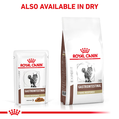 Royal Canin Gastrointestinal Fibre Response Thin Slices in Gravy Adult Wet Cat Food 12 x 85g
