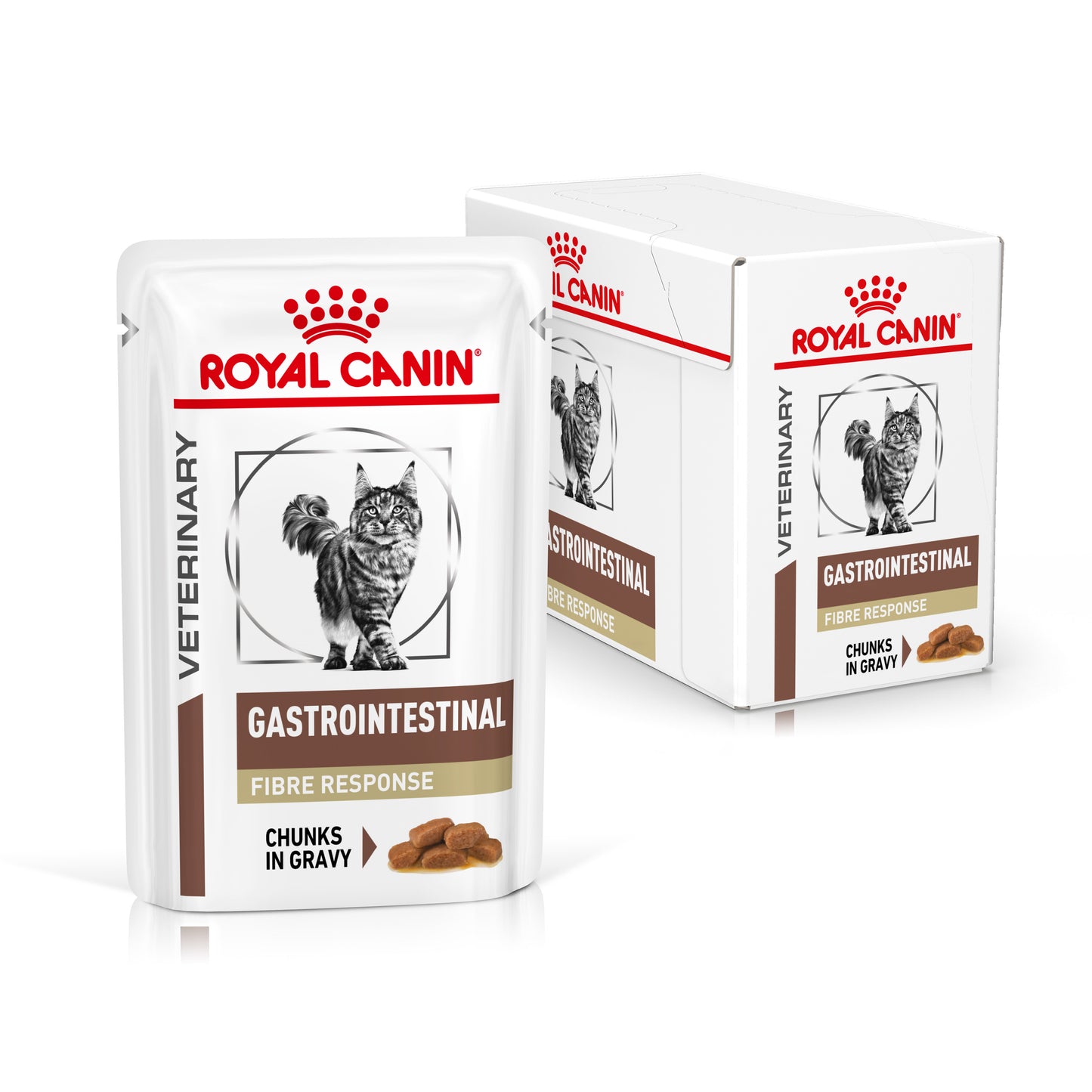 Royal Canin Gastrointestinal Fibre Response Thin Slices in Gravy Adult Wet Cat Food 12 x 85g