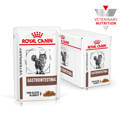 Royal Canin Gastrointestinal Thin Slices in Gravy Adult Wet Cat Food 12 x 85g