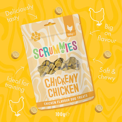 Scrummies Chickeny Chicken Dog Treat | 100g