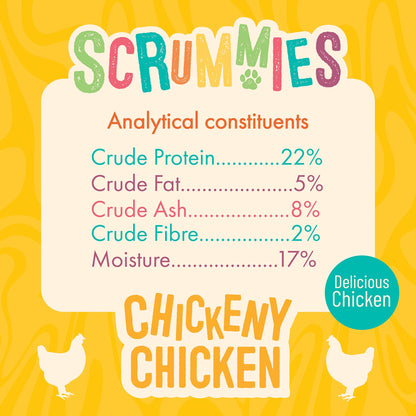 Scrummies Chickeny Chicken Dog Treat | 100g