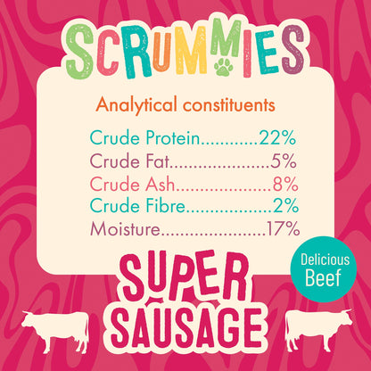 Scrummies Super Sausage Dog Treat | 100g