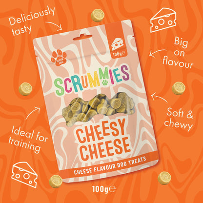 Scrummies Cheesy Cheese Dog Treat | 100g